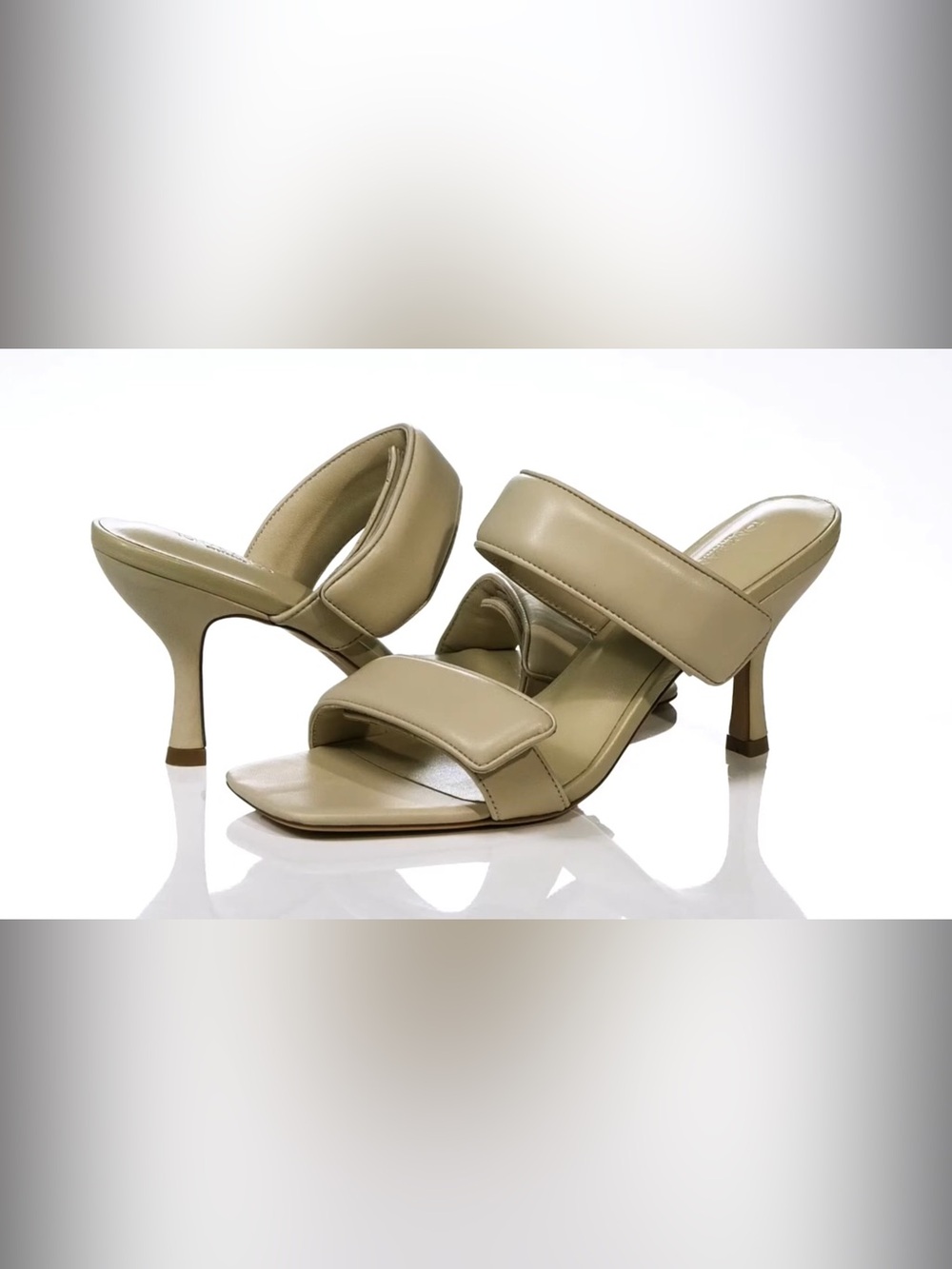 Tony Bianco Bounty Padded Strap Sandals in Taupe